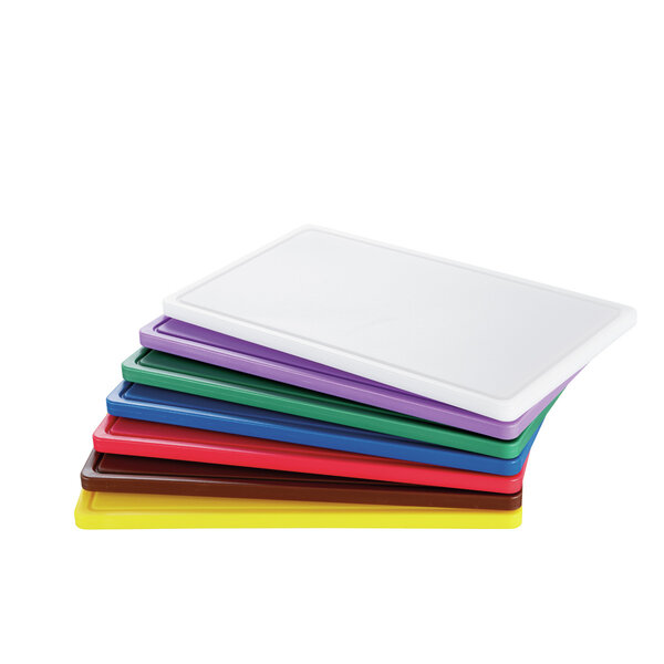 Snijplank | PRO | HDPE | Rood | HACCP | Sapgeul | 530x325x24(h)mm