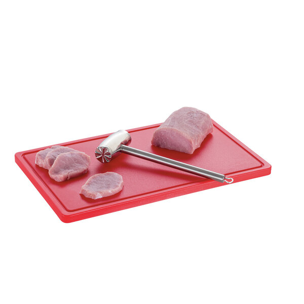 Snijplank | PRO | HDPE | Rood | HACCP | Sapgeul | 530x325x24(h)mm