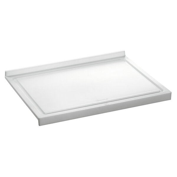 Trancheerplank | Kunststof | Wit | Sapgeul | 480x375x45(h)mm