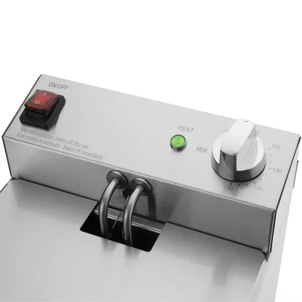 Friteuse | Elektrisch | 5L | 60°C/190°C | 2.8kW (230V) | 270x410x280(h)mm