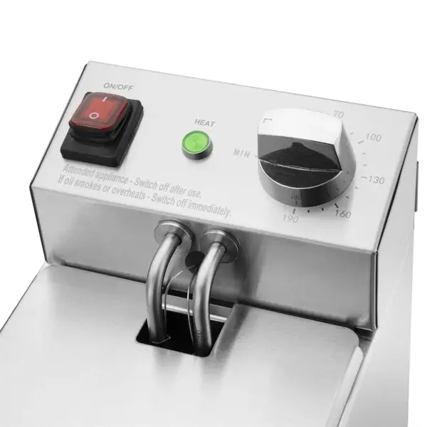 Friteuse | Elektrisch | 3L | 60°C/190°C | 2kW (230V) | 180x410x280(h)mm