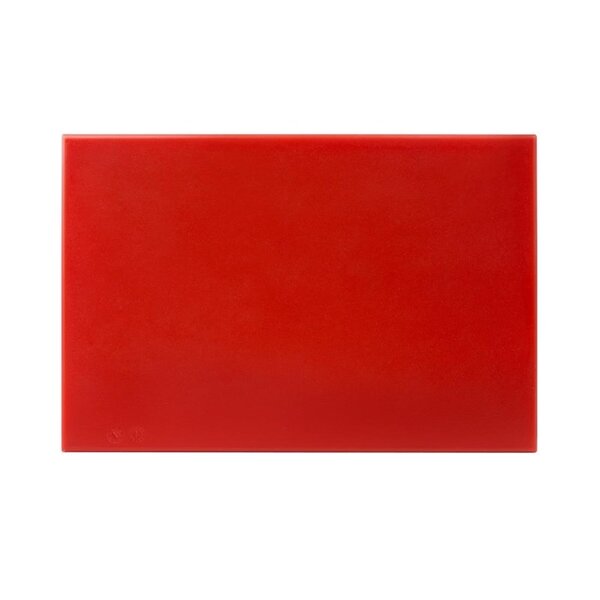 Snijplank | HDPE | Rood | Antibacterieel | 455x305x12(h)mm