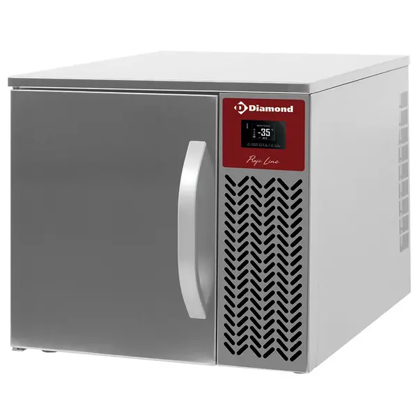 Blastchiller | PROFI LINE | 3 Niveaus (1/1 GN) | Max. 8kg (Koelen) / 5kg (Vriezen) | 230V | 590x700x520(h)mm