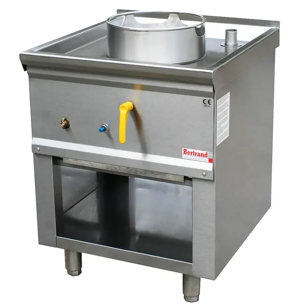Wokfornuis | ASIA I | Gas | 1 Brander (20/25/35kW) | Piëzo Ontsteking | Open Onderkast | 600x630x780(h)mm