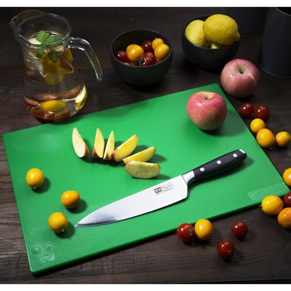 Snijplank | LDPE | Groen | Antibacterieel | 450x300x10(h)mm