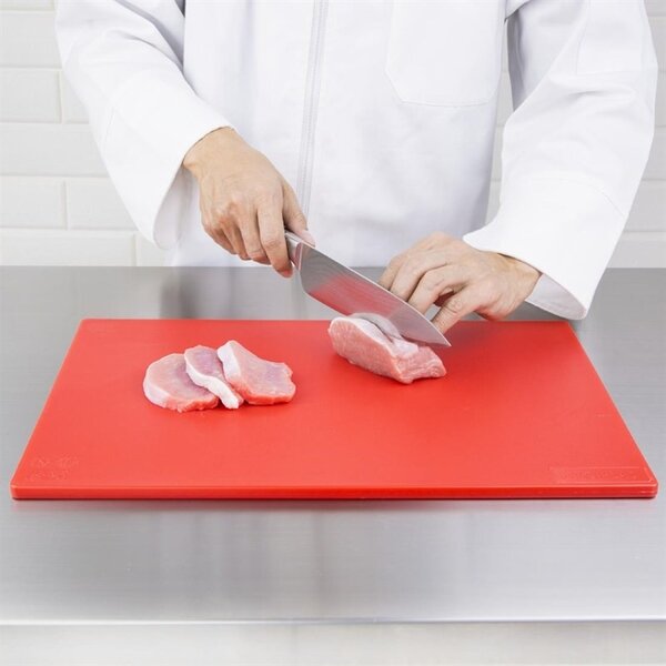 Snijplank | LDPE | Rood | Antibacterieel | 450x300x10(h)mm