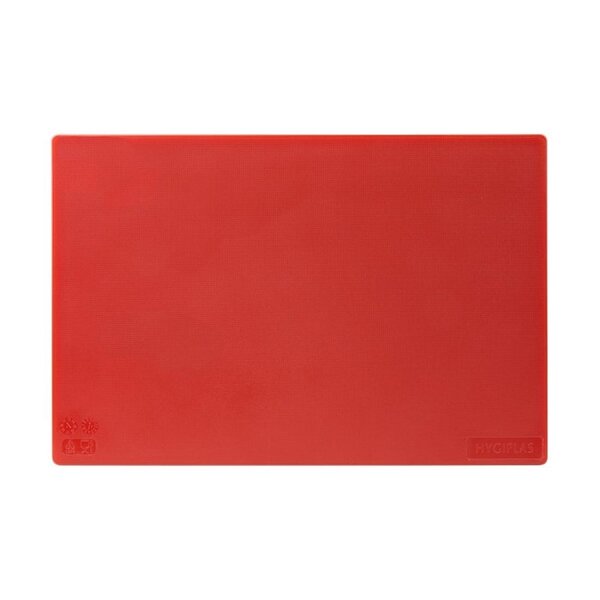 Snijplank | LDPE | Rood | Antibacterieel | 450x300x10(h)mm