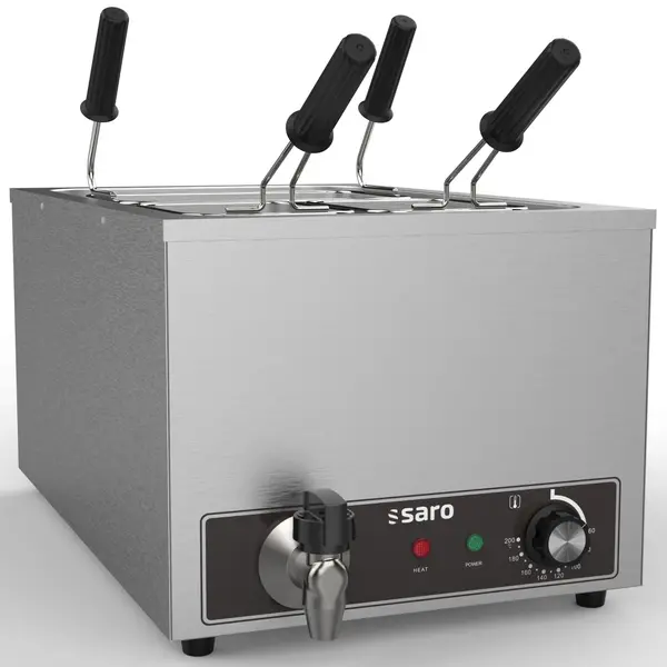 Pastakoker | RAGUSA | Elektrisch | 25L | 0°C/110°C | 3.2kW (230V) | Aftapkraan | 633x354x289(h)mm