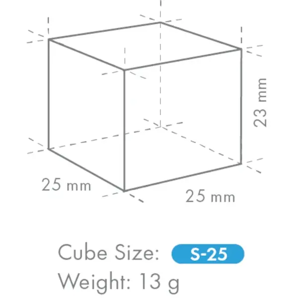 IJsblokjesmachine | IM-SERIE (UltraCUBE) | Volle Blokjes (13g) | 42kg/24u | Bunker 15kg | Luchtgekoeld | 633x511x690/815(h)mm