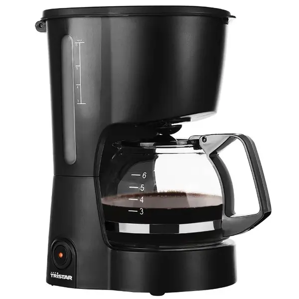 Koffiezetapparaat | Zwart | Enkel | 0.6L | Warmhoudfunctie | 0.6kW (230V) | BPA-Vrij | 144x165x240(h)mm