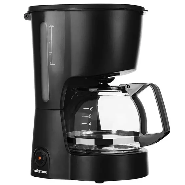 Koffiezetapparaat | Zwart | Enkel | 0.6L | Warmhoudfunctie | 0.6kW (230V) | BPA-Vrij | 144x165x240(h)mm