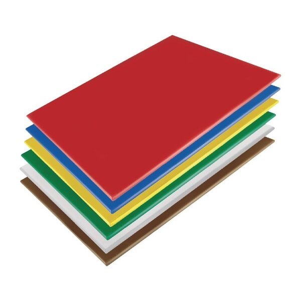 Snijplankenset | LDPE | Meerdere Kleuren | 6 Stuks | 600x450x10(h)mm