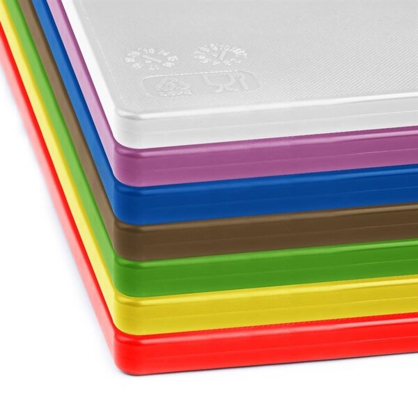 Snijplankenset | LDPE | Meerdere Kleuren | 7 Stuks | Antibacterieel | 450x300x10(h)mm