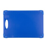 Hygiplas Snijplank | HDPE | Blauw | HACCP | Geïntegreerde Liniaal | 458x306x12(h)mm 