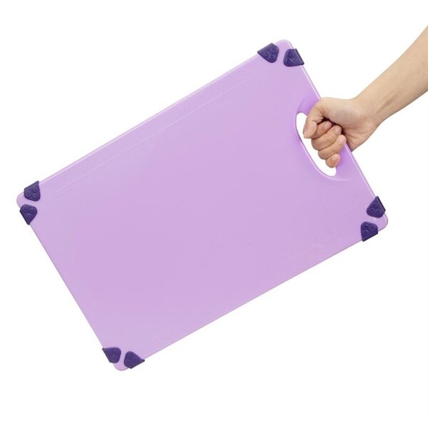 Snijplank | HDPE | Paars | HACCP | Geïntegreerde Liniaal | 458x306x12(h)mm