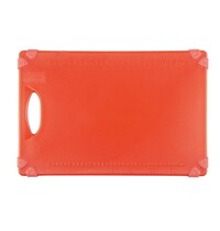 Hygiplas Snijplank | HDPE | Rood | HACCP | Geïntegreerde Liniaal | 458x306x12(h)mm 