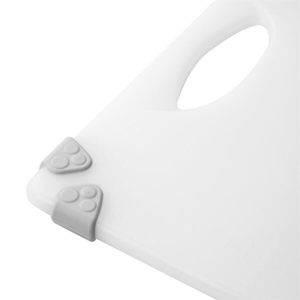 Broodsnijplank | HDPE | Wit | HACCP | Geïntegreerde Liniaal | 458x306x12(h)mm