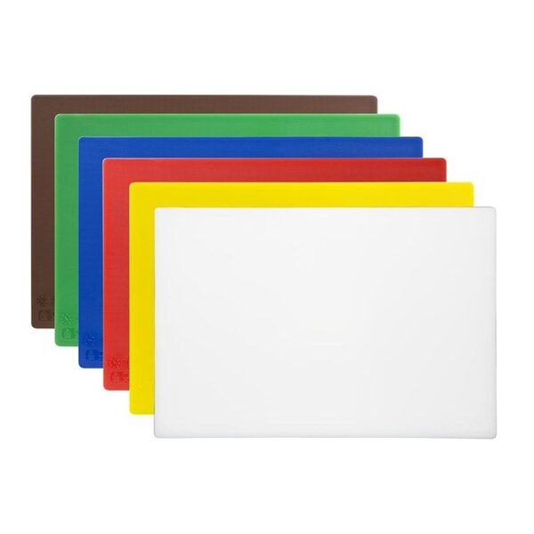 Snijplankenset | LDPE | Meerdere Kleuren | HACCP | 6 Stuks | 450x300x10(h)mm