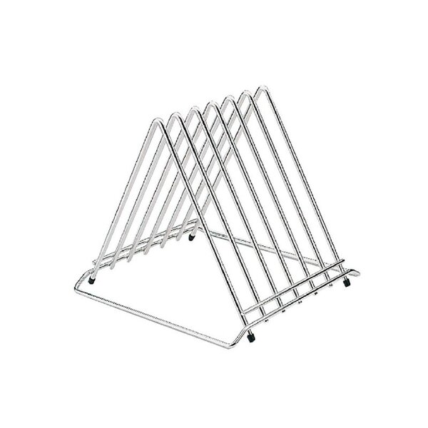 Snijplankenset | HDPE | Meerdere Kleuren | 6 Stuks | Incl. Snijplankenrek | 455x305x25(h)mm