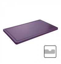 CaterChef Snijplank | HDPE | Paars | 1/1 GN | HACCP | Sapgeul | 530x325x20(h)mm 