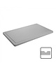 CaterChef Snijplank | HDPE | Marmerlook (Grijs) | Sapgeul | 600x350x20(h)mm 