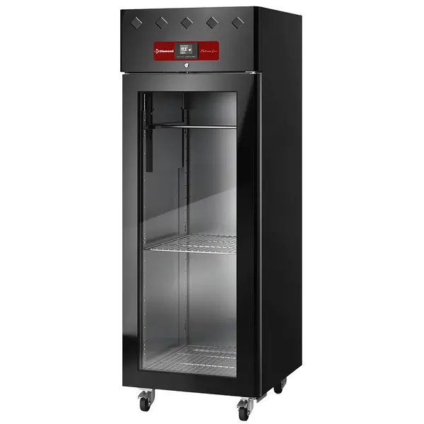 Dry Aging Kast | PLATINUM LINE | 600L (2/1 GN) | Zwart | 0°C/+25°C | Geforceerd | Vochtigheid Instelbaar | 720x800x2010(h)mm