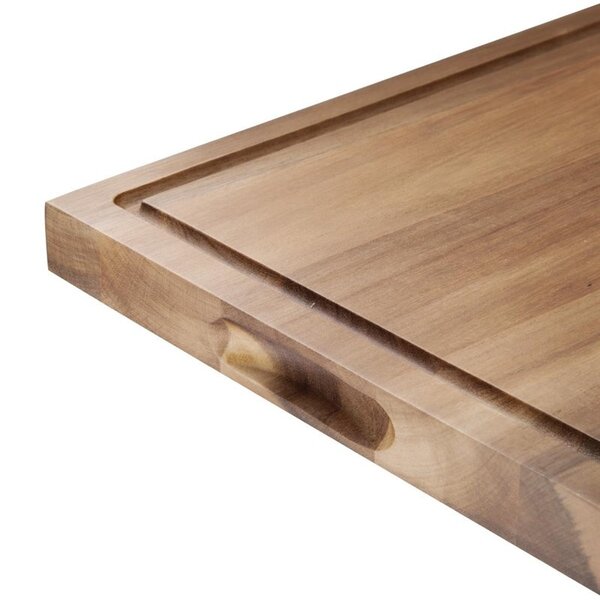 Snij-/Serveerplank | Acaciahout | Sapgeul | 310x240x25(h)mm