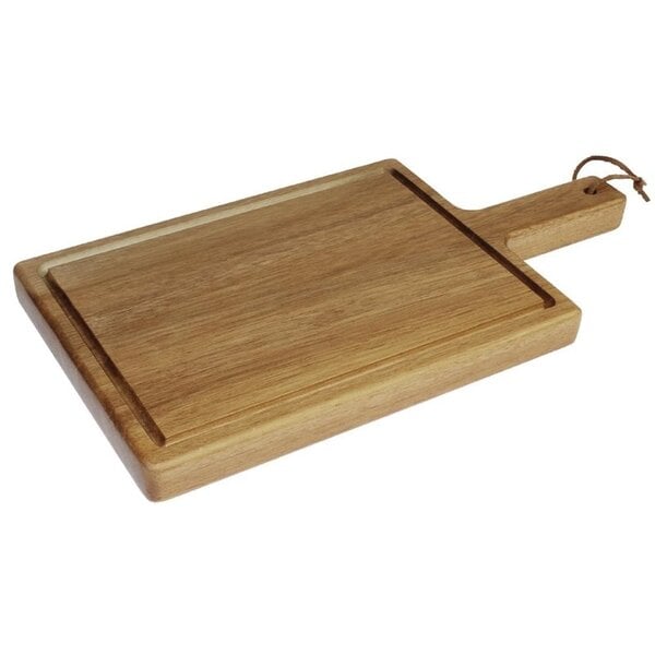 Snij-/Serveerplank | Acaciahout | Sapgeul | 420x230x25(h)mm