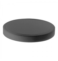 CaterChef Snijplank | HDPE | Zwart | Sapgeul | Ø370x45(h)mm 
