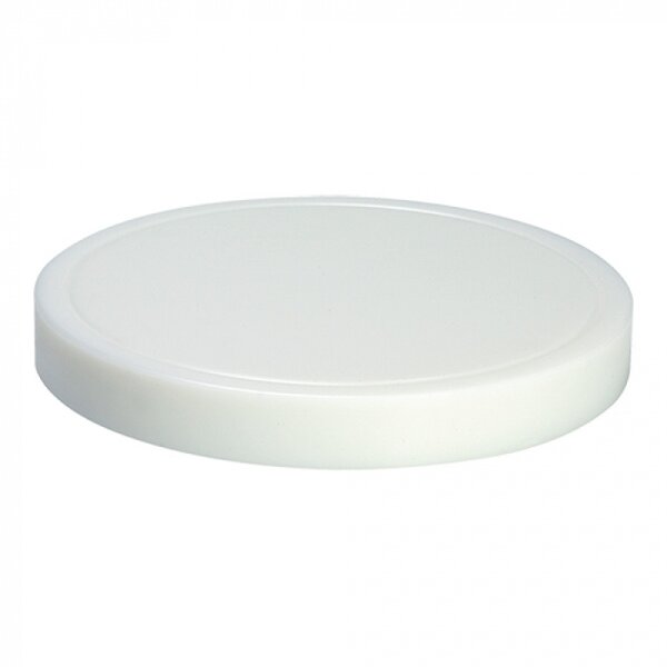 Snijplank | HDPE | Wit | Sapgeul | Ø370x45(h)mm