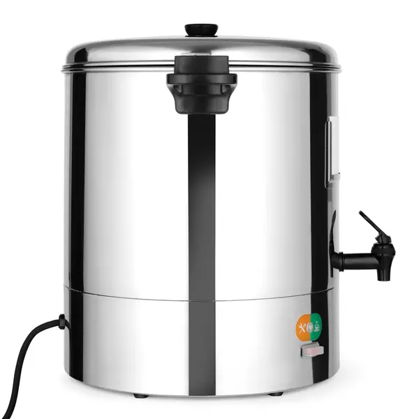 Verwarmde Drankendispenser | RVS | 28L | ≤110°C | 2.2kW (230V) | Enkelwandig | 500x500x488(h)mm