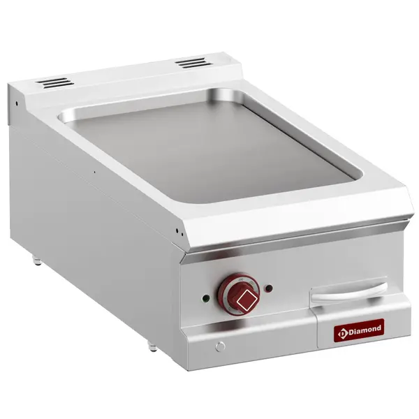 Bak-/Grillplaat | OPTIMA 700 | Elektrisch | Glad Oppervlak 330x540 (Gietijzer) | 50°C/300°C | 5kW (400V) | 400x700x250/320(h)mm