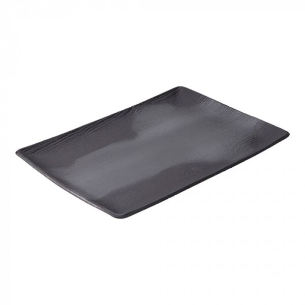 Bord | Porselein | Donker Grijs | Per Stuk | 320x230x24(h)mm
