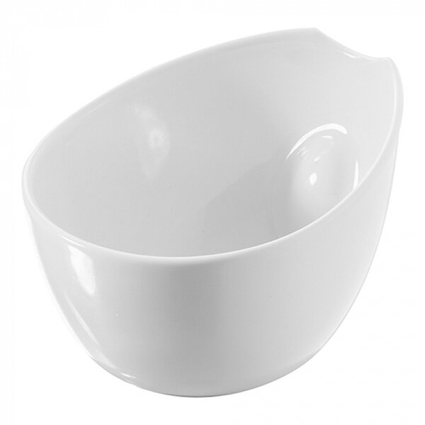Serveerschaal | Porselein | Wit | 8cl | Per Stuk | 85x70x65(h)mm