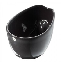 Revol Serveerschaal | Porselein | Zwart | 8cl | Per Stuk | 85x70x65(h)mm