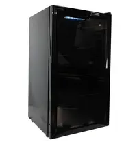 CombiSteel Drankenkoeling | 80L | Zwart | +3°C/+10°C | Statisch | 474x440x840(h)mm 