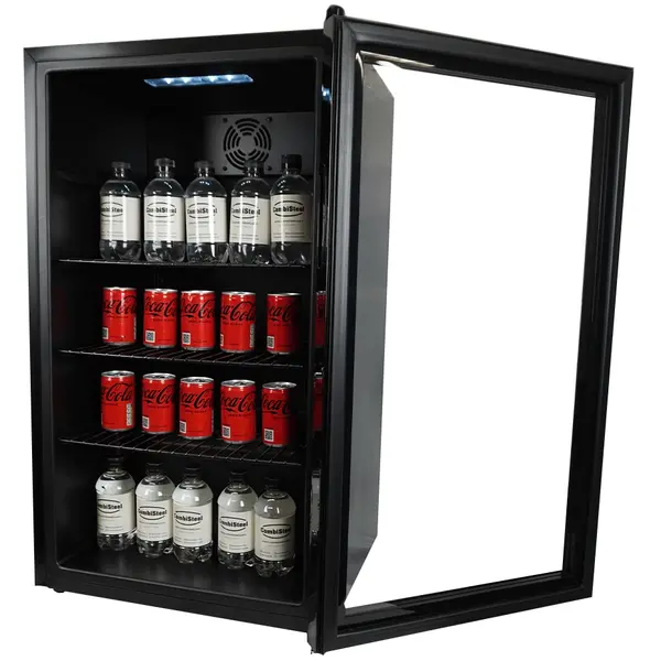 Drankenkoeling | 80L | Zwart | +3°C/+10°C | Statisch | 474x440x840(h)mm