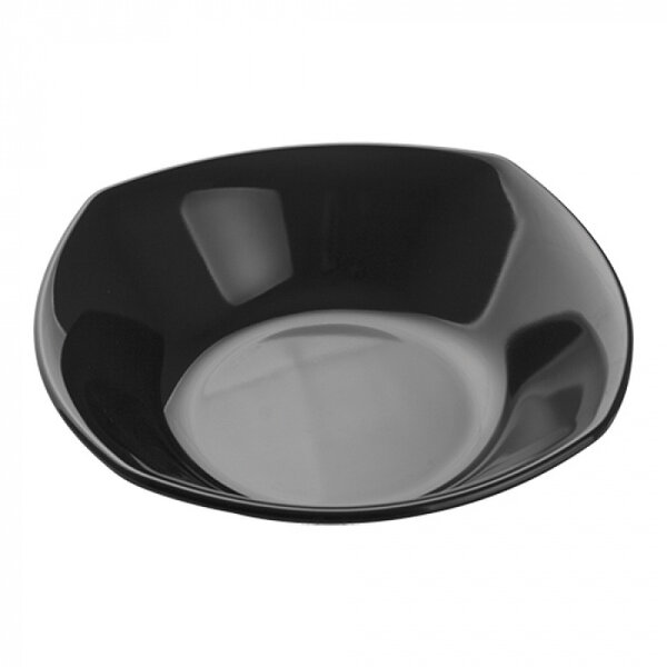 Serveerschaal | Melamine | Zwart | Per Stuk | Ø200mm