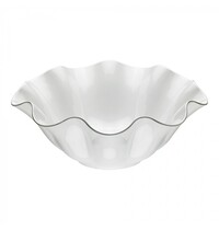 EMGA Serveerschaal | Melamine | Wit | Per Stuk | Ø326x130(h)mm 