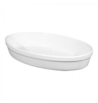 Saturnia Serveerschaal | FORNO | Porselein | Wit | Per Stuk | 280x170x48(h)mm
