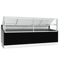 Tefcold Koeltoonbank | BRABANT | +2°C/+8°C | Statisch | Gekoelde Reserve | Kantelruit | 2453x973x1195(h)mm 