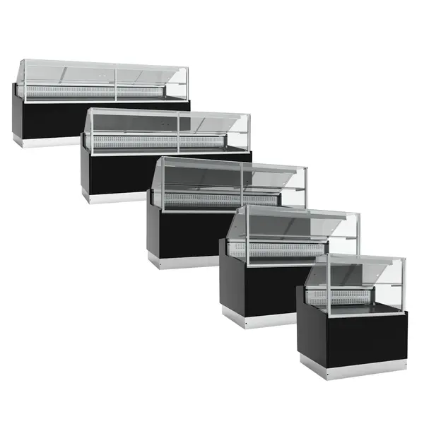 Koeltoonbank | BRABANT | +2°C/+8°C | Statisch | Gekoelde Reserve | Kantelruit | 2453x973x1195(h)mm