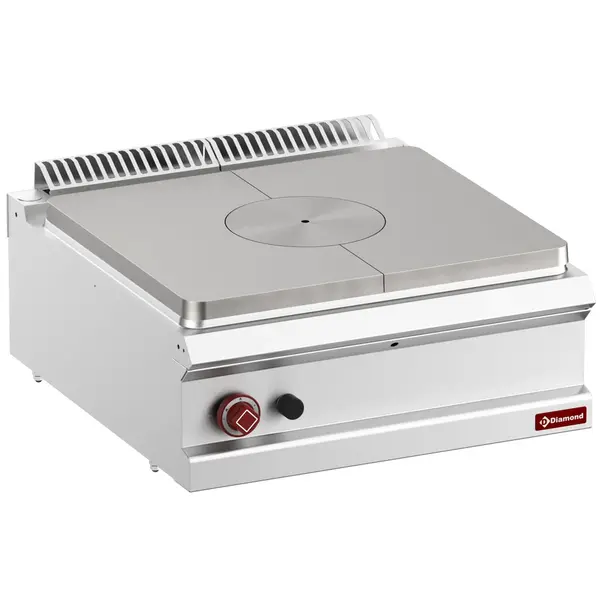 Doorkookplaat | OPTIMA 700 | Gas | 10kW | Piëzo Ontsteking | 700x700x250/320(h)mm