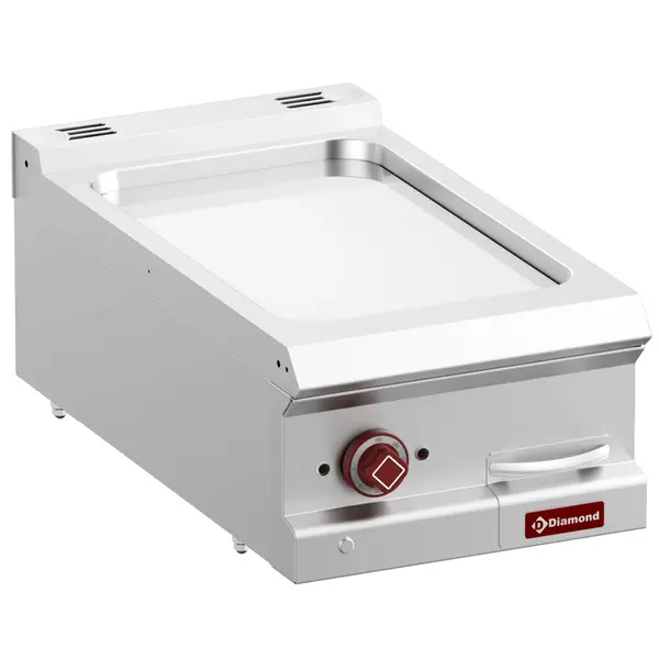 Bak-/Grillplaat | OPTIMA 700 | Elektrisch | Glad Oppervlak 330x540 (Verchroomd) | 50°C/300°C | 5kW (400V) | 400x700x250/320(h)mm