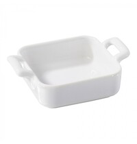 Revol Serveerschaal | Porselein | Wit | 5cl | Per Stuk | 70x70x23(h)mm