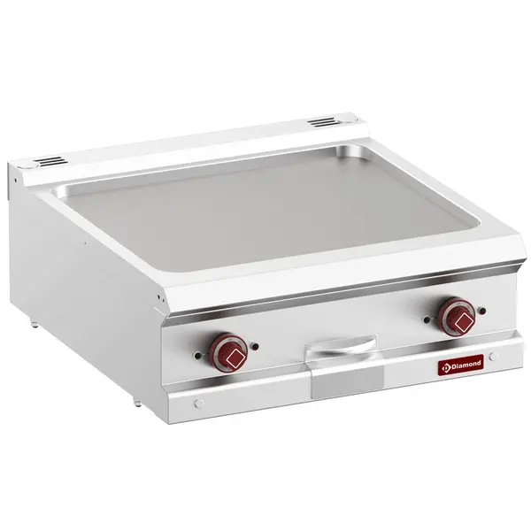 Bak-/Grillplaat | OPTIMA 700 | Elektrisch | Glad Oppervlak 630x540 (Gietijzer) | 50°C/300°C | 10kW (400V) | 700x700x250/320(h)mm