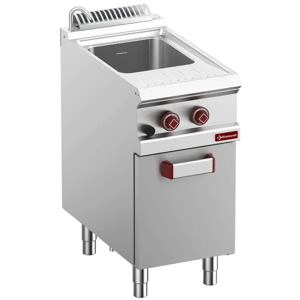 Pastakoker | OPTIMA 700 | Gas | 26L | 8.5kW | Piëzo Ontsteking | Vulkraan + Aftapkraan | 400x700x850/920(h)mm