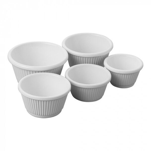 Ramekin | Melamine | Wit | 4.5cl | Per Stuk | Ø60x40(h)mm