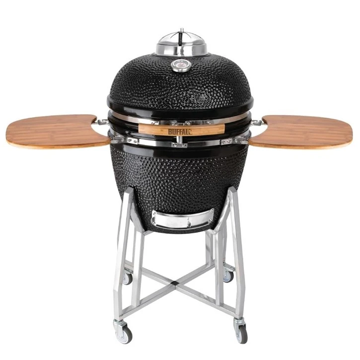 Kamado Barbecue | Houtskool | Rooster (Ø485) | Temperatuurweergave | Wielen (Geremd) | 1330x760x1180(h)mm