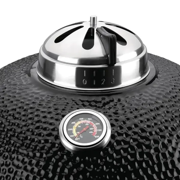 Kamado Barbecue | Houtskool | Rooster (Ø485) | Temperatuurweergave | Wielen (Geremd) | 1330x760x1180(h)mm